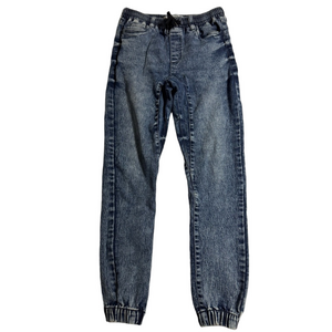Urban ID Denim Blue Jean Joggers Men Size XS